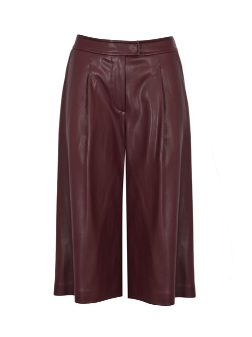 Bermuda in ecopelle con pinces Alpha studio | AD-4641Q2009